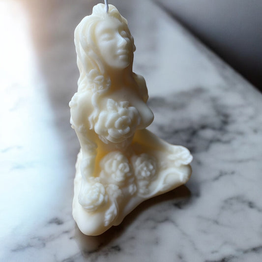 Meditation of Nature Candle | Floral Soy Wax Meditation Decor