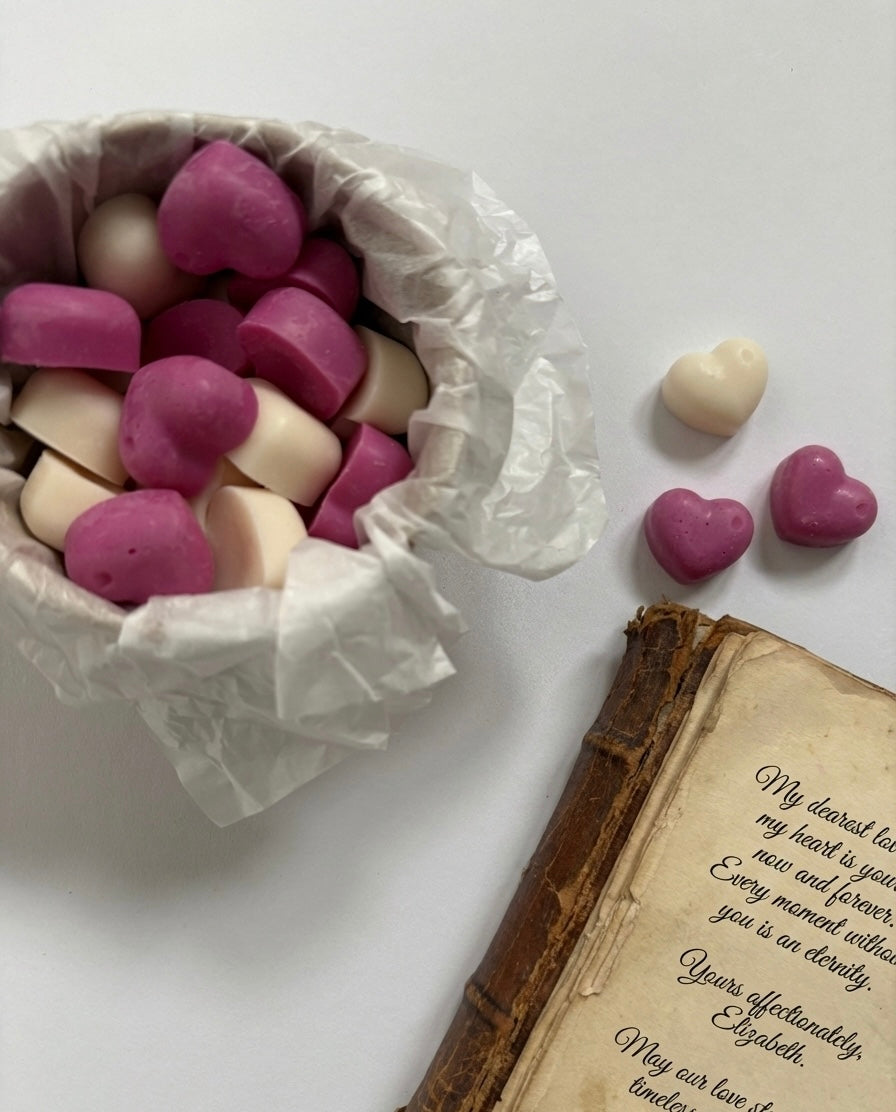 Cozy Confession | Heart-Shaped Vanilla & Latte Sculptural Wax Melts