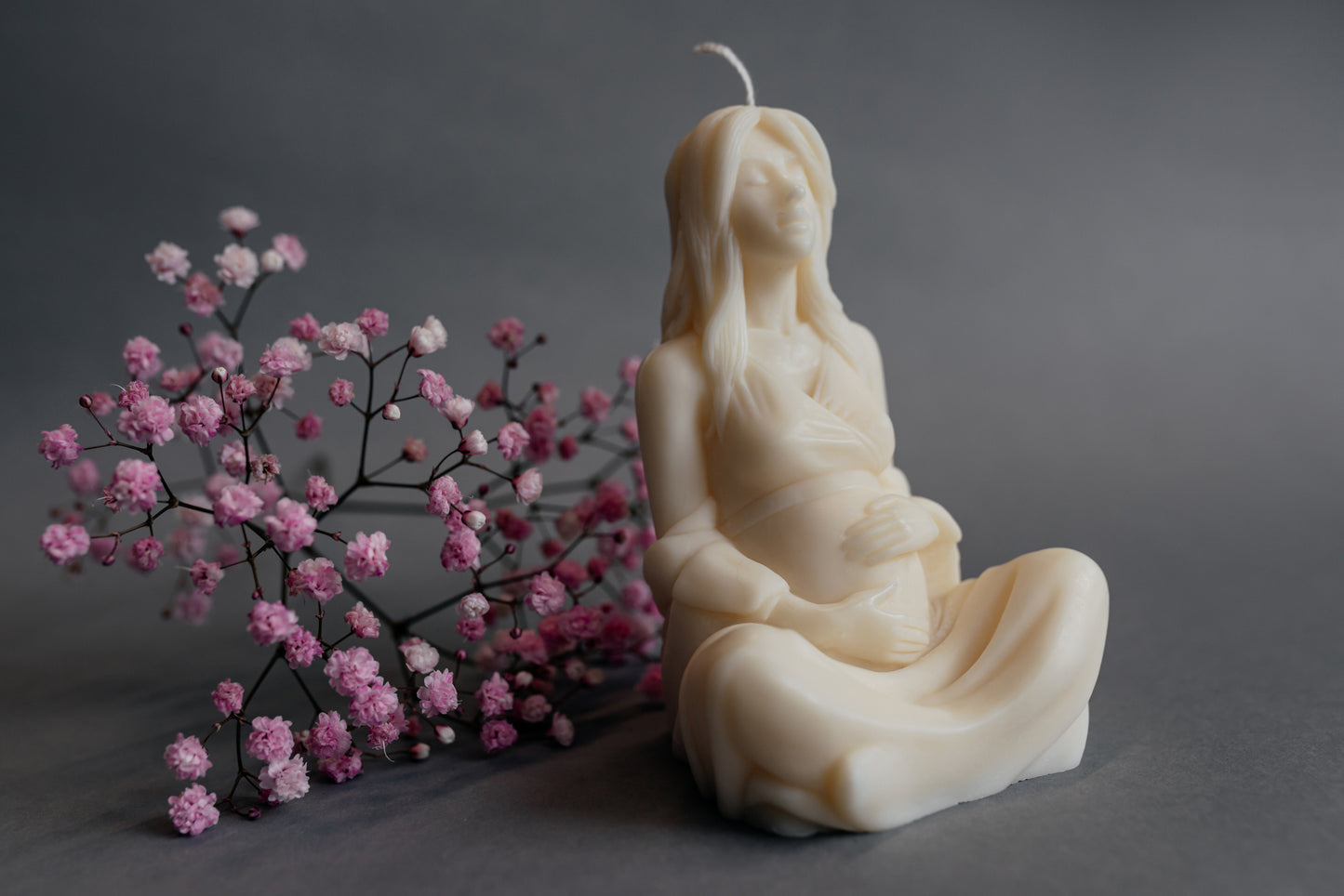Pregnant Woman Candle | Soy Wax Gift for Moms-to-Be