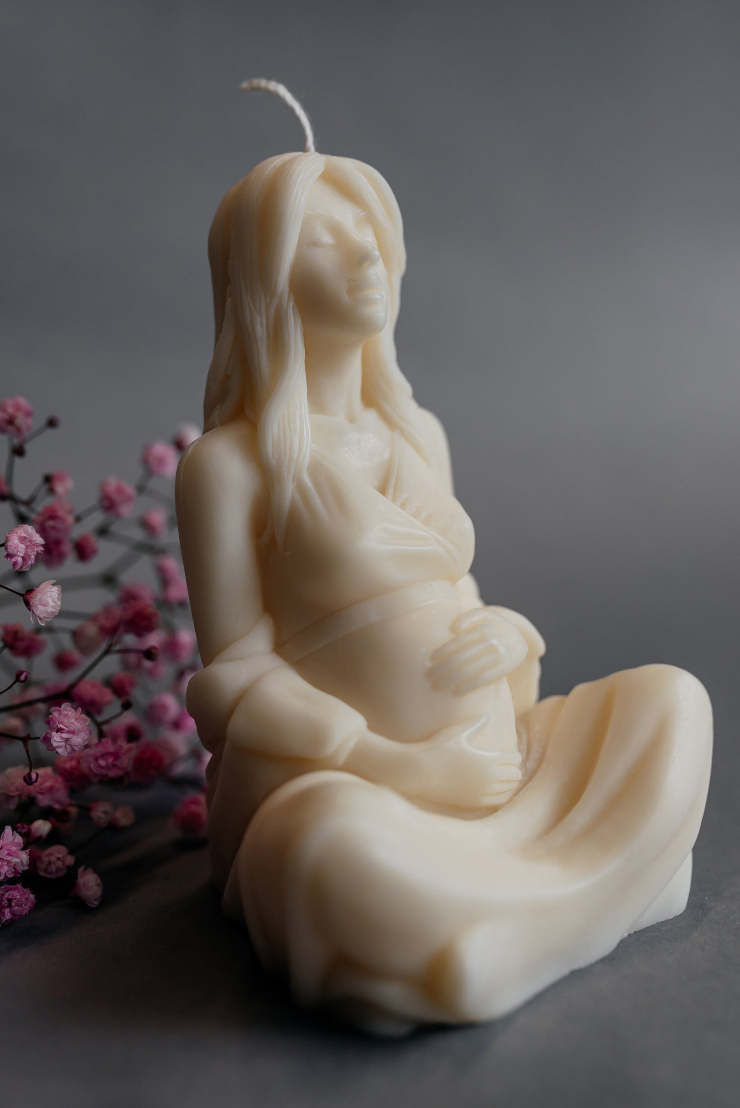 Pregnant Woman Candle | Soy Wax Gift for Moms-to-Be