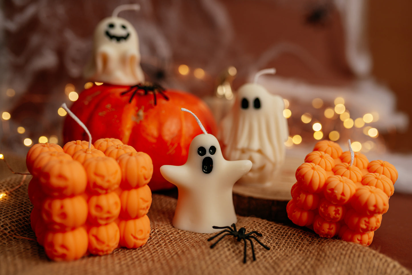 Pumpkin candles Halloween Autumn Thanksgiving gift Fall candle Fall decor