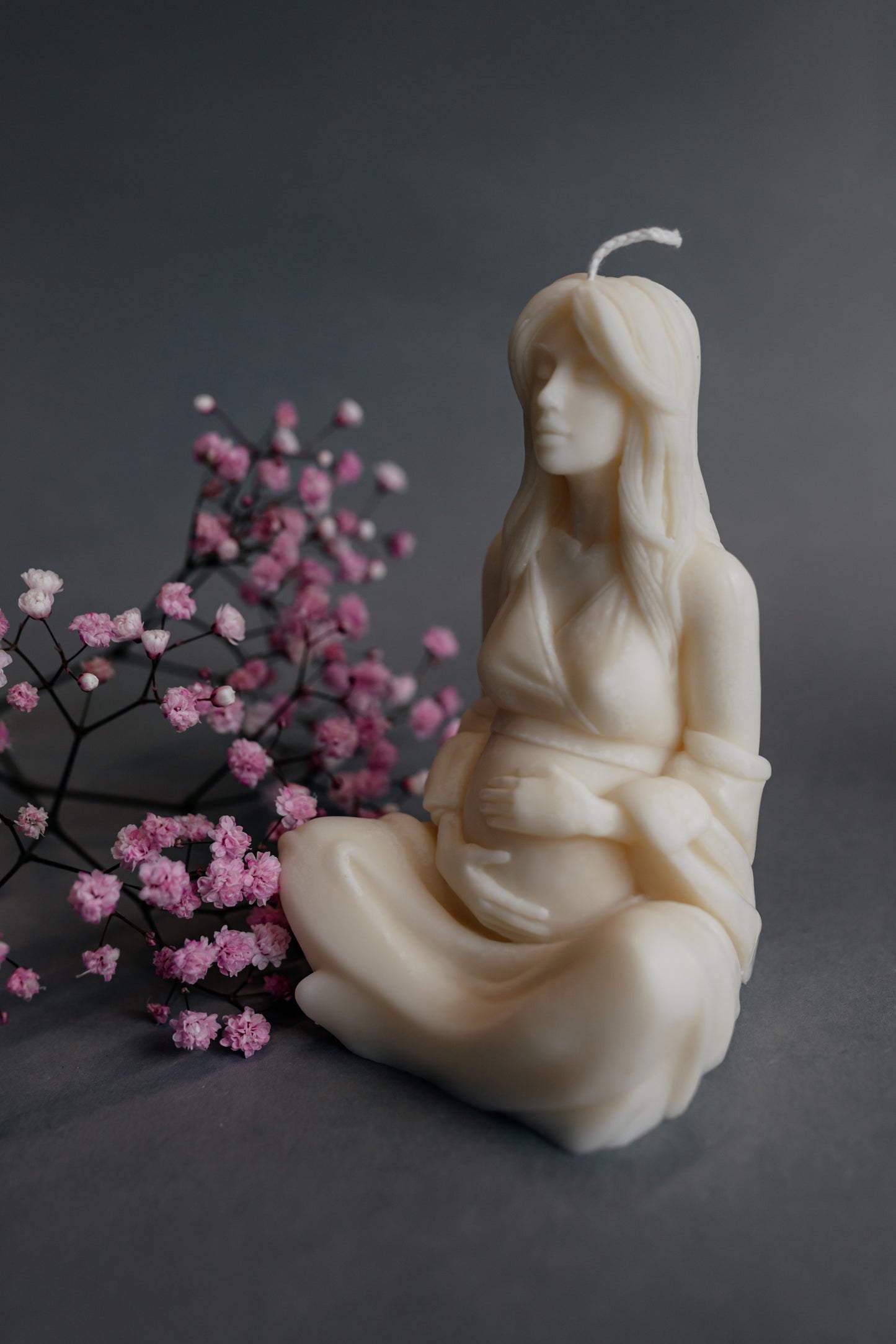 Pregnant Woman Candle | Soy Wax Gift for Moms-to-Be