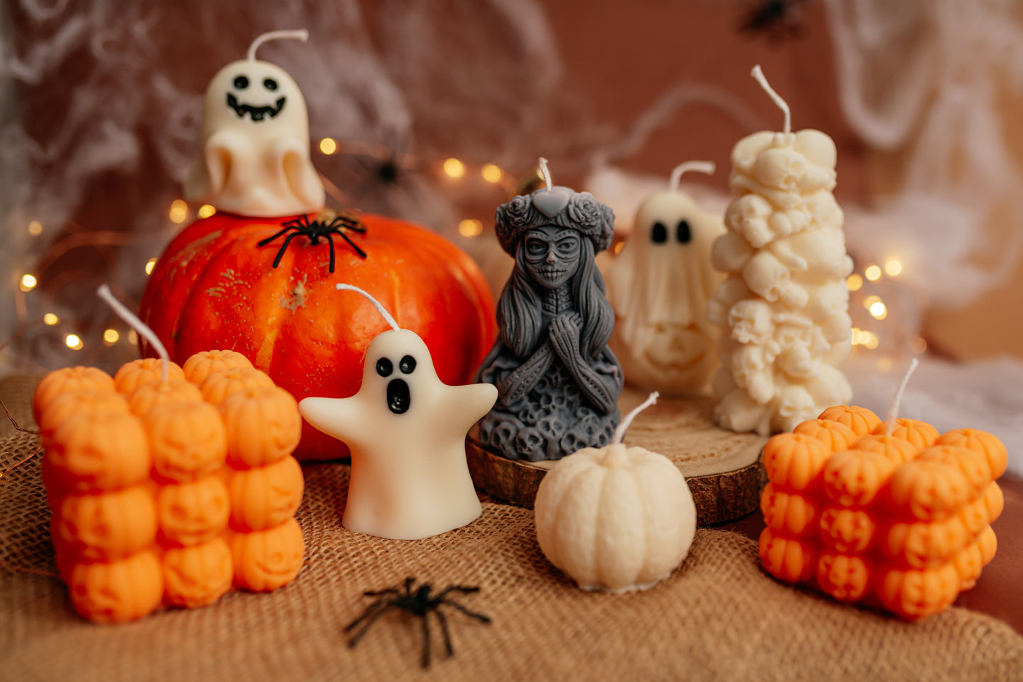 Pumpkin candles Halloween Autumn Thanksgiving gift Fall candle Fall decor
