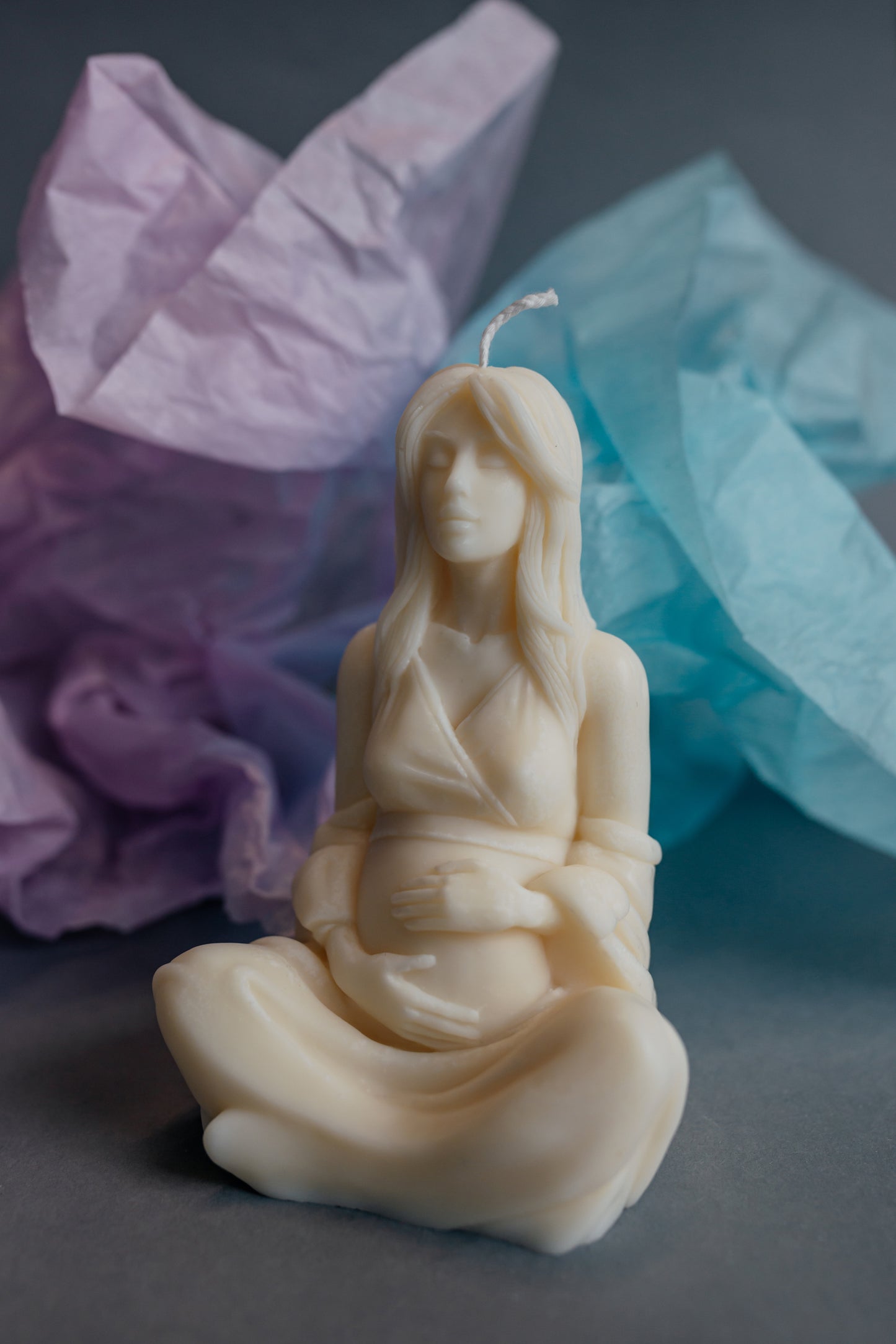 Pregnant Woman Candle | Soy Wax Gift for Moms-to-Be