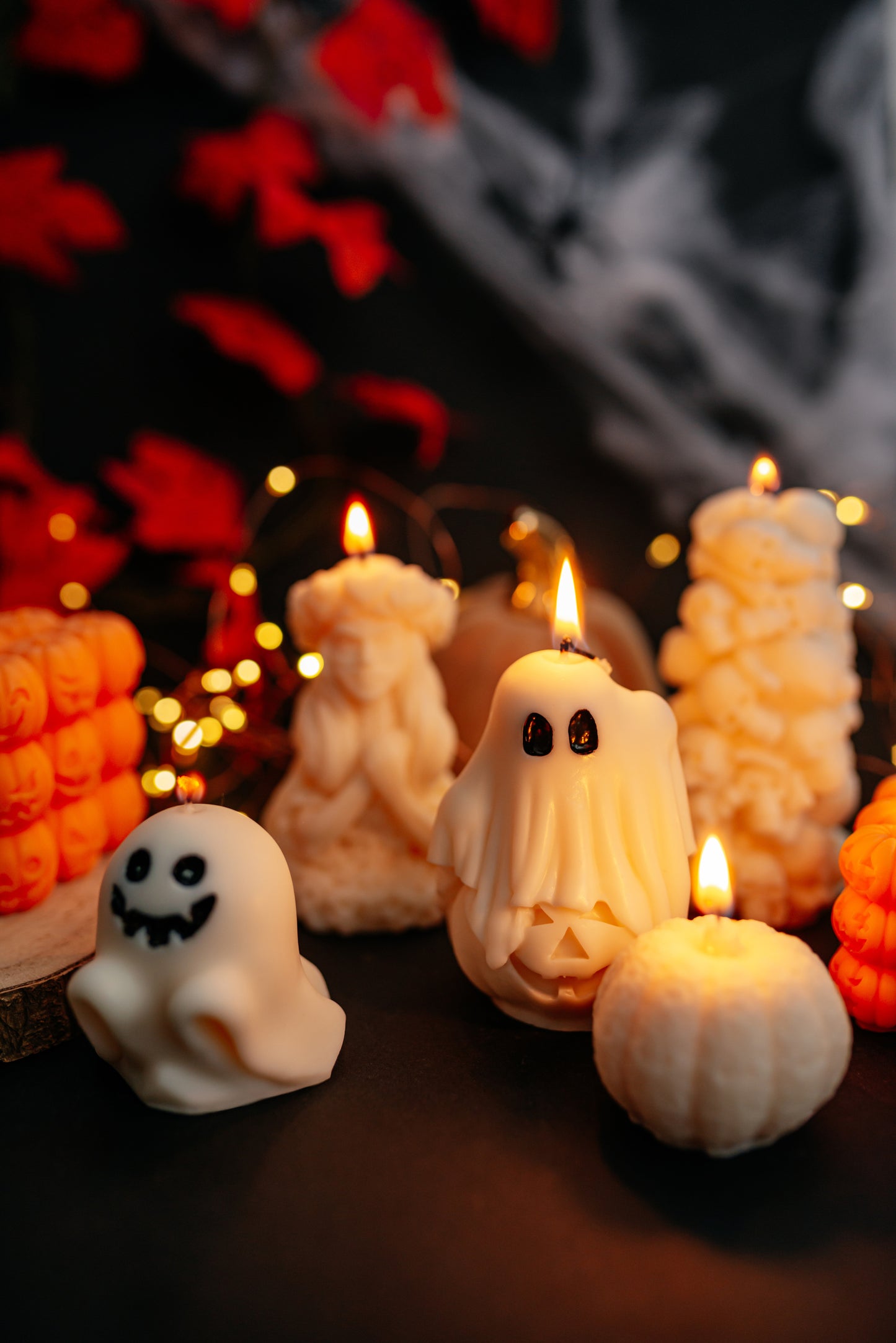 Pumpkin candles Halloween Autumn Thanksgiving gift Fall candle Fall decor