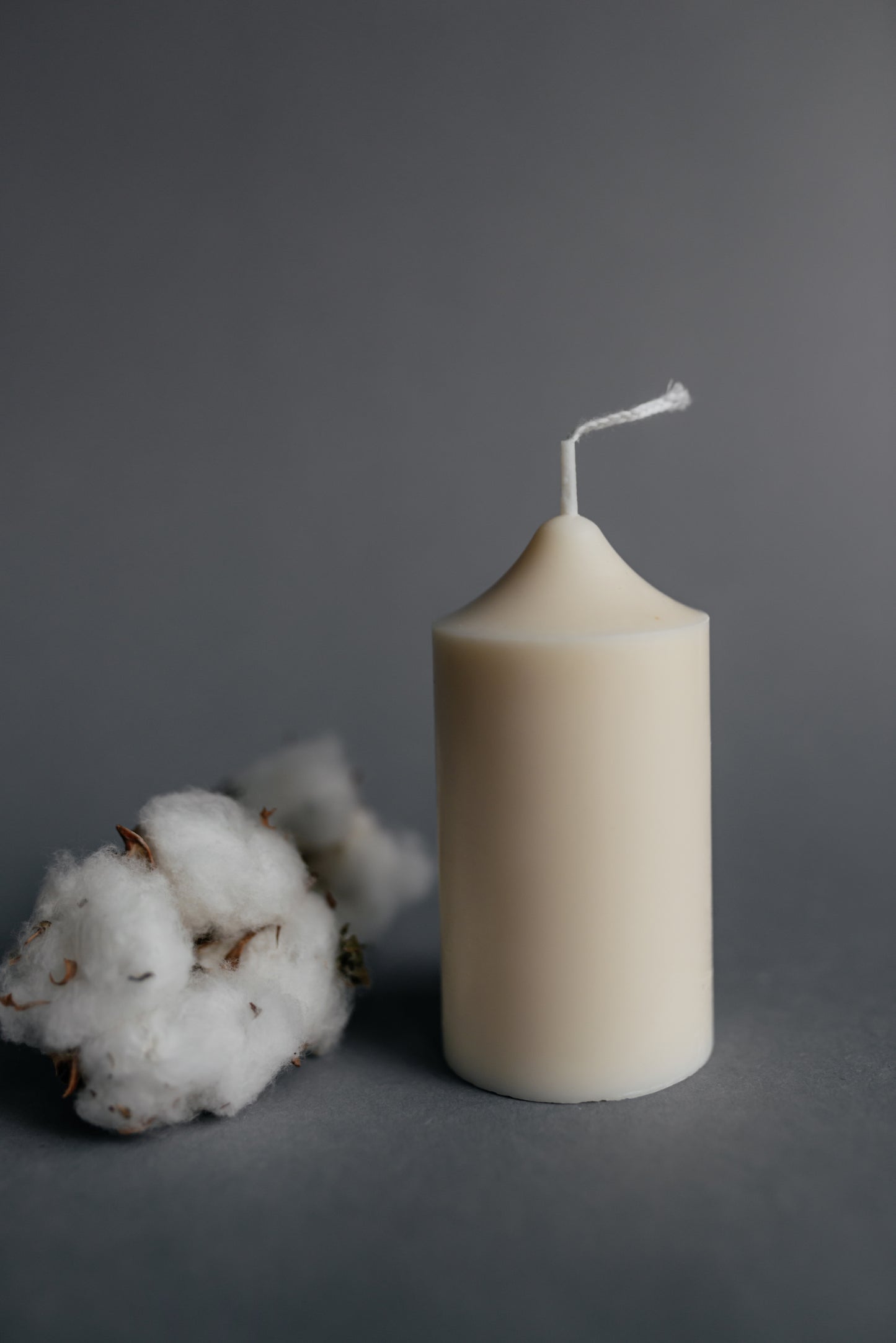 Set of 4 Pillar Candles | Ivory Soy Wax Home & Wedding Decor