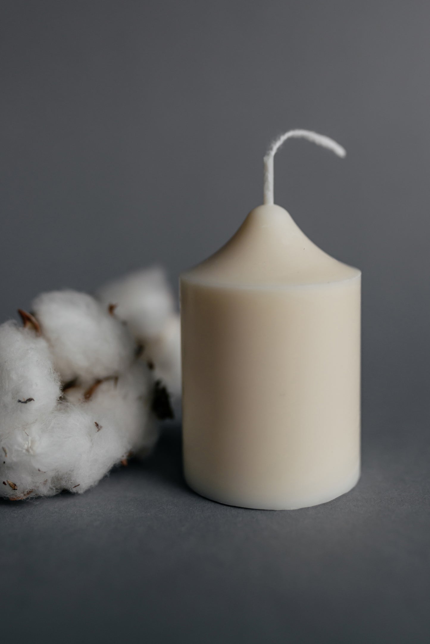 Set of 4 Pillar Candles | Ivory Soy Wax Home & Wedding Decor