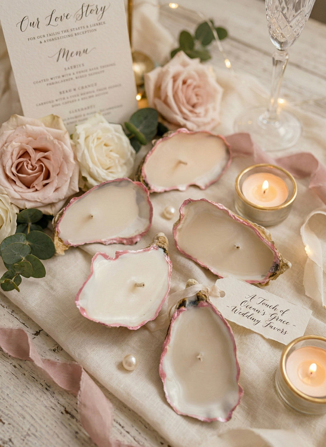 Oyster Shell Candles: The Ultimate Summer Beach Candle Favor for Your Special Moments