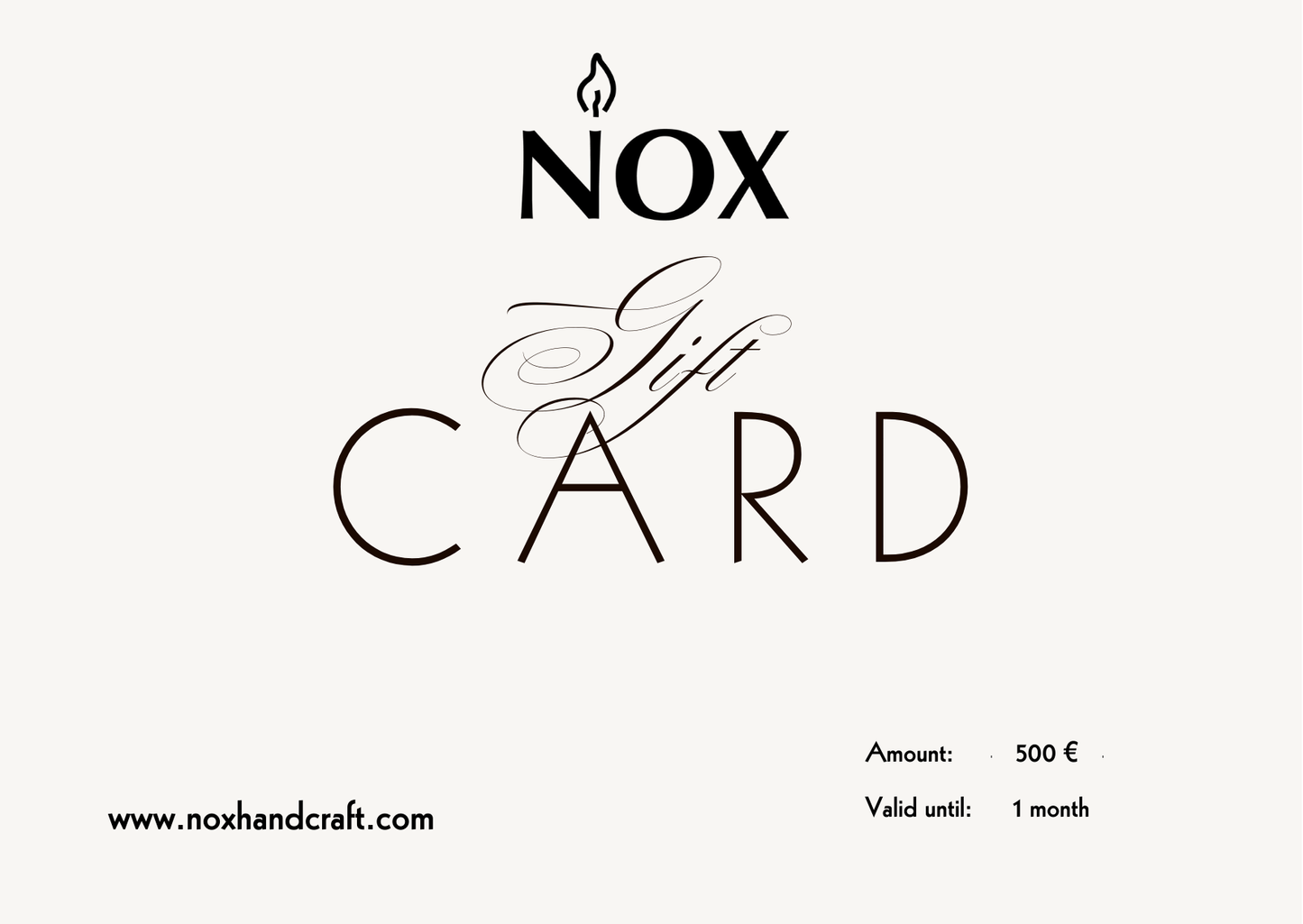NOX Gift Card