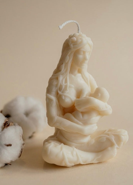 Breastfeeding Woman Candle | Mother & Baby Soy Wax Gift