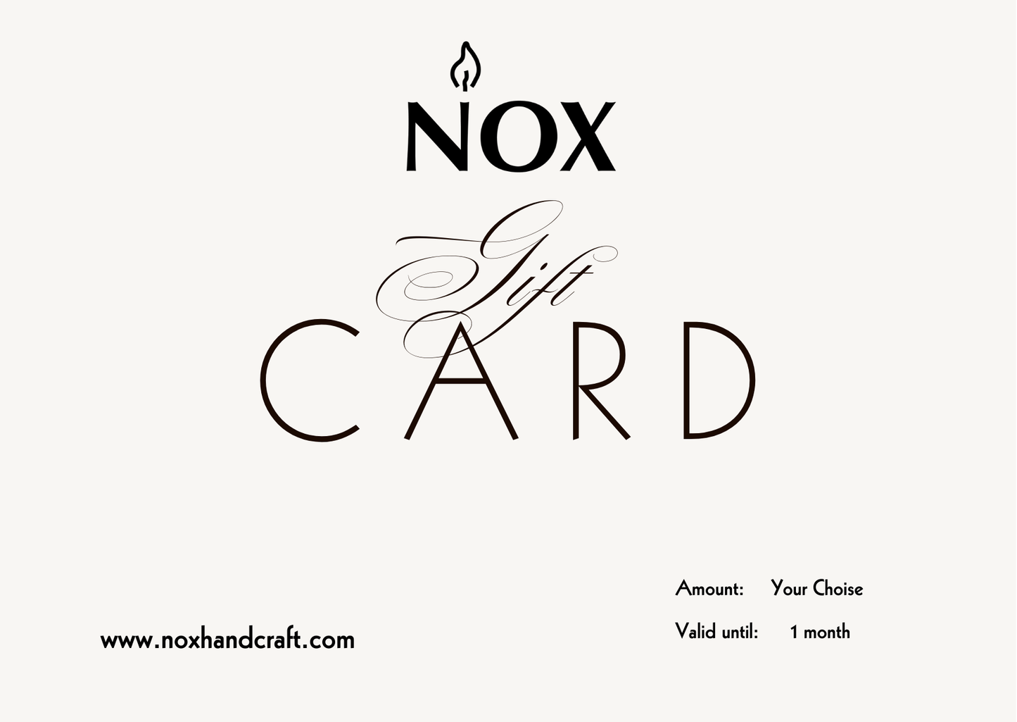 NOX Gift Card