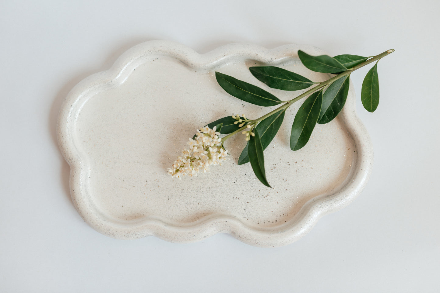 Cloud Shape Trinket Dish | Space Silver