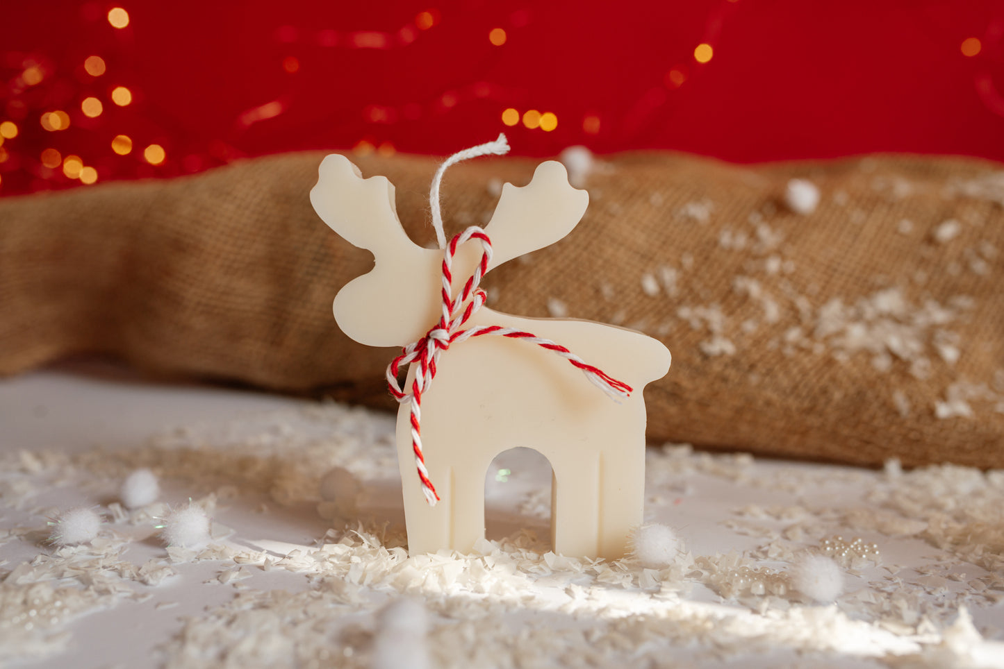 Magical Christmas Candle Gift Box – Cozy Winter Table Décor