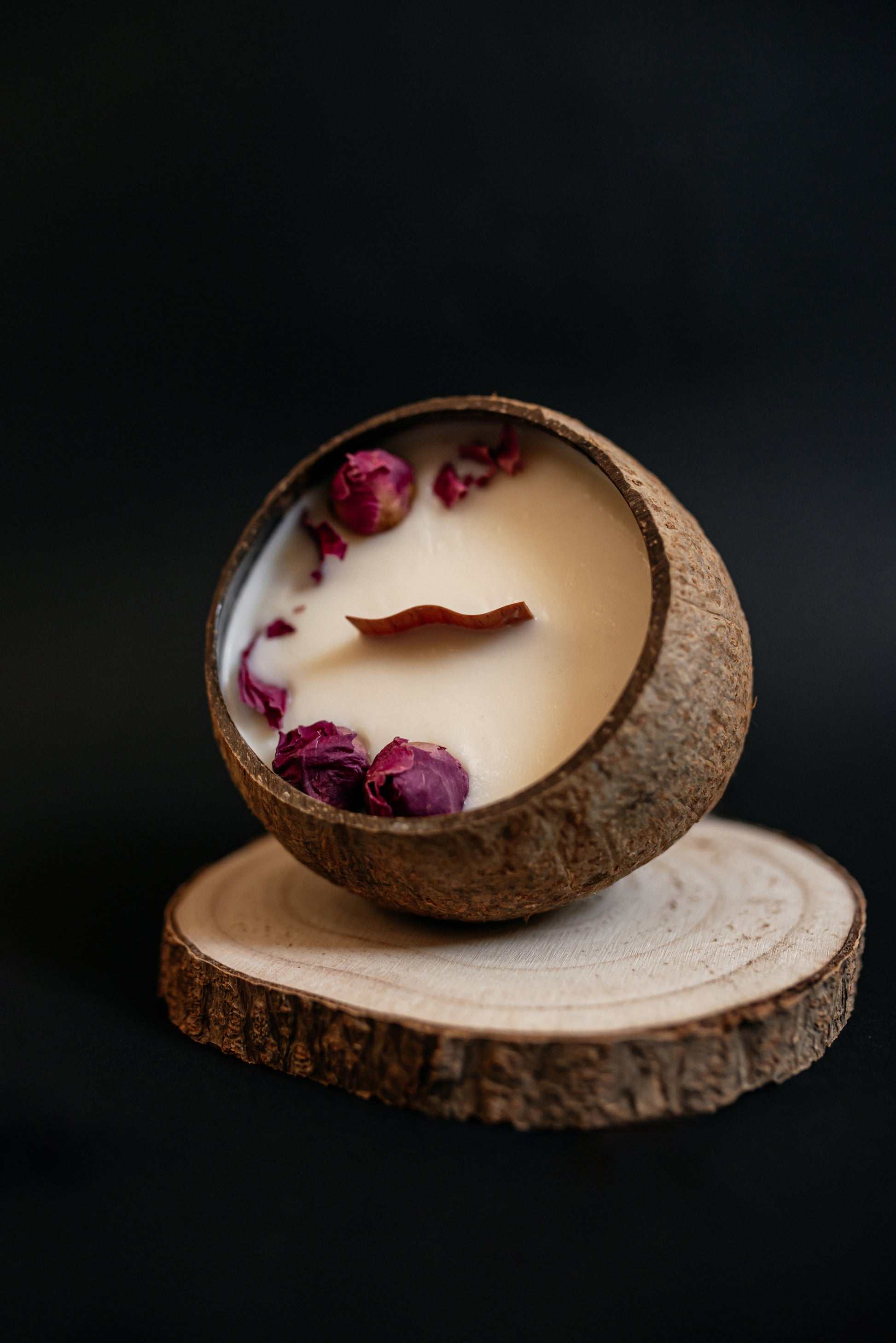 scented candle in coconut nutshell
gift for her
christmas gift
gift for mother